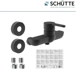 Brausearmatur 'Denver' matt schwarz