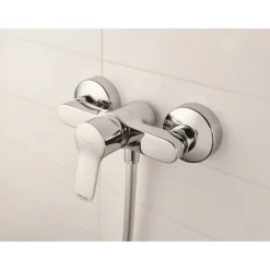 Brausearmatur 'Pure&Easy' verchromt glänzend silbern