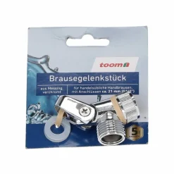 Brausegelenkstück chromfarben Ø 2,25 x 6,6 x 3,6 cm