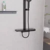 Brauseschlauch Kunststoff schwarz 80 cm