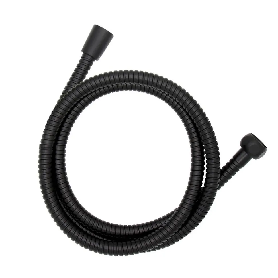 Brauseschlauch schwarz 1/2" 150 cm, mit Verdrehschutz