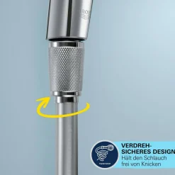 Brauseschlauch 'Vitalioflex Trend' chromfarben 175 cm