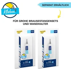 Brausestangenset 'Vitalio Start 110' chromfarben 2 Strahlarten, 60 cm