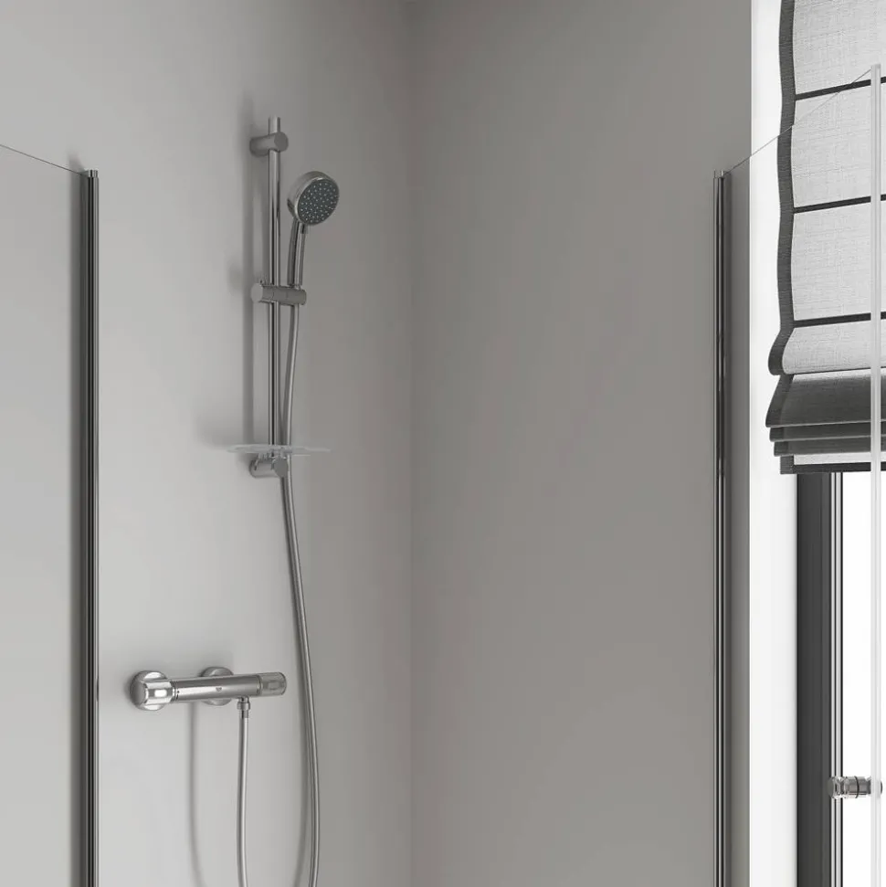 Brausethermostat 'Precision Feel' chromfarben