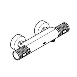 Brausethermostat 'Precision Feel' chromfarben
