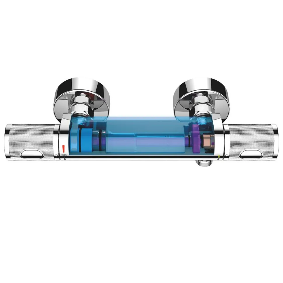 Brausethermostat 'Precision Feel' chromfarben