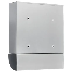 Briefkasten 'Borkum-Set 38770 NI' edelstahlfarben 36,2 x 42,2 x 10 cm