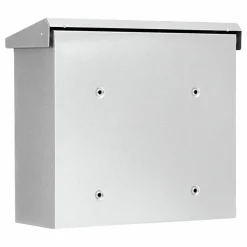 Briefkasten 'Comfort 913 SI' silbern 38 x 34 x 14,8 cm