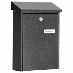Briefkasten 'Daily 5861 E' grau 22,5 x 30,5 x 7,5 cm