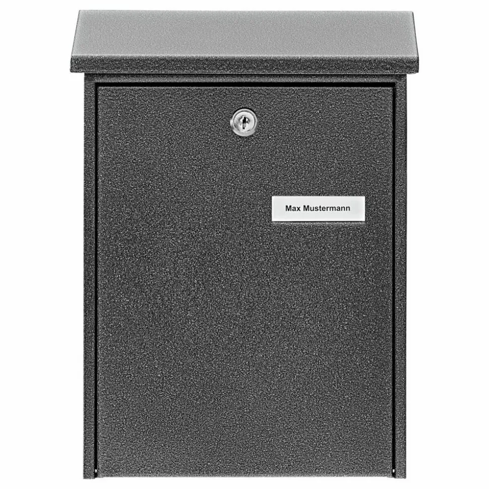 Briefkasten 'Daily 5861 E' grau 22,5 x 30,5 x 7,5 cm