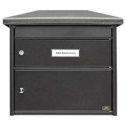 Briefkasten 'Europa 732 E' grau 45,5 x 41,1 x 32,4 cm