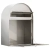 Briefkasten 'Nordic 3780 NI' edelstahlfarben 38 x 56 x 22,2 cm