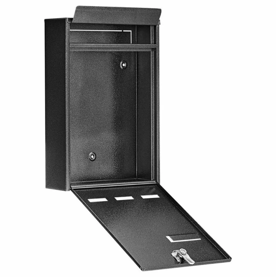 Briefkasten 'Pocket 5871 E' grau 21,5 x 31,5 x 7,5 cm