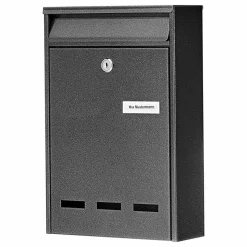 Briefkasten 'Pocket 5871 E' grau 21,5 x 31,5 x 7,5 cm