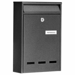 Briefkasten 'Pocket 5871 E' grau 21,5 x 31,5 x 7,5 cm