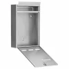 Briefkasten 'Pocket 5871 SI' silbern 21,5 x 31,5 x 7,5 cm
