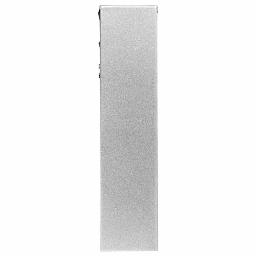 Briefkasten 'Pocket 5871 SI' silbern 21,5 x 31,5 x 7,5 cm