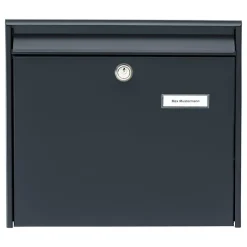 Briefkasten 'Potsdam 877 ANT' anthrazit 36,2 x 32,2 x 10 cm
