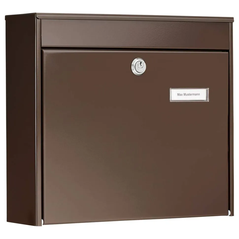 Briefkasten 'Potsdam 878 BR' braun 36,2 x 32,2 x 10 cm