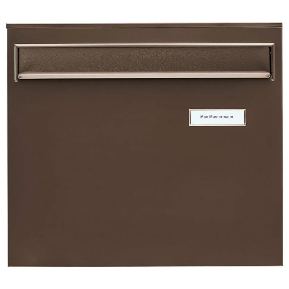 Briefkasten 'Potsdam 878 BR' braun 36,2 x 32,2 x 10 cm