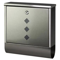 Briefkasten 'Square' Edelstahl 31,0 x 30,5 x 9,0 cm