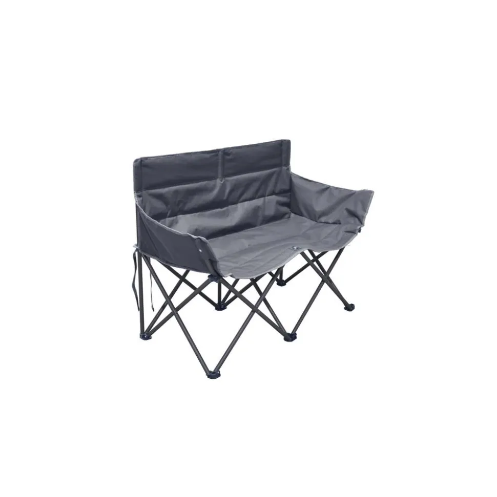 Campingbank 'Island' anthrazit 126 x 50 x 48/88 cm