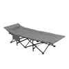 Campingbett klappbar grau 185 x 67 x 38 cm