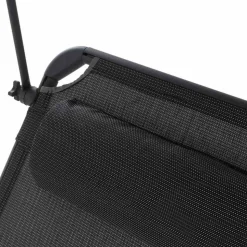 Campingliege 'Comfort' klappbar mit Sonnendach anthrazit 69 x 43 x 200 cm