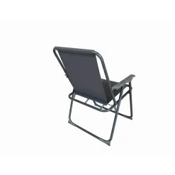 Campingstuhl 'Siesta' klappbar Stahl anthrazit 63 x 75 x 52 cm
