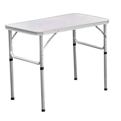 Campingtisch Aluminium/MDF 55 x 68 x 75 cm