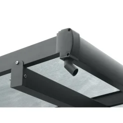 Carport anthrazit 299 x 496 x 226 cm