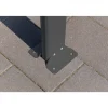 Carport 'Bergen' mit Runddach anthrazit Aluminium 505 x 300 x 220 cm