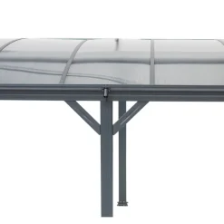 Carport 'Bergen' mit Runddach anthrazit Aluminium 505 x 300 x 220 cm