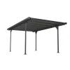 Carport 'Verona 5000' mit Flachdach anthrazit Aluminium 500 x 297 x 218 cm