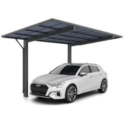 Carport 'Wing 80' anthrazit 276 x 531 x 284 cm