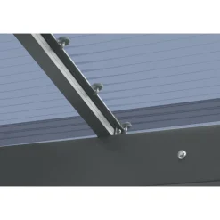 Carport 'Wing 80' anthrazit 276 x 531 x 284 cm