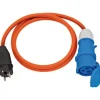 CEE-Adapterleitung 1,5 m CEE-Kupplung und Schuko-Stecker