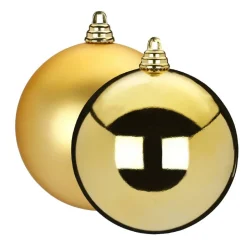 Christbaumschmuck goldfarben Ø 15 cm 2 Stück
