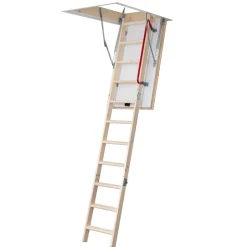 Dachbodentreppe 'IsoTrend' fichtefarbend 120 x 70 cm