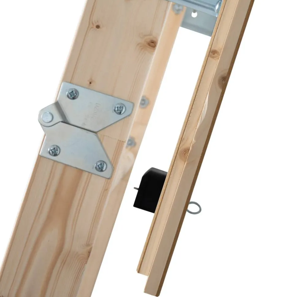 Dachbodentreppe 'Pur' fichtefarbend isoliert 112 x 60 cm