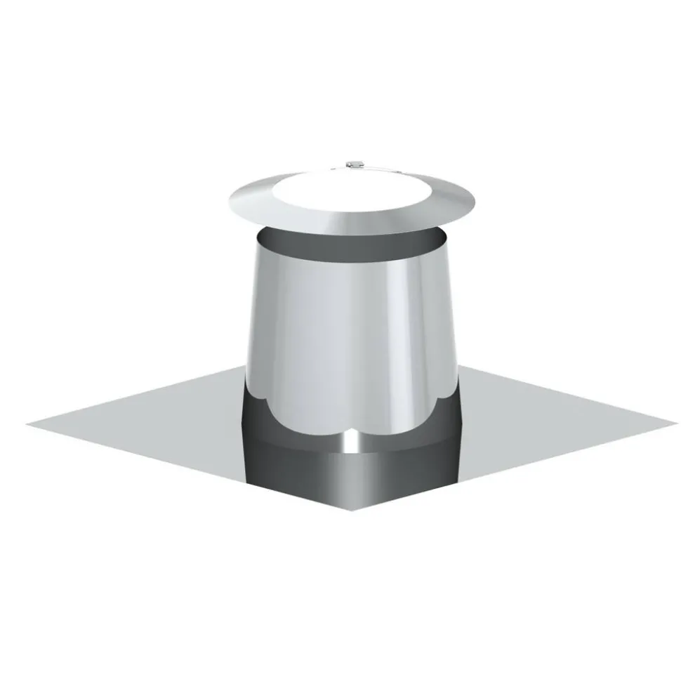 Dachdurchführung 'Zitec-Eco' 0-5° DW Ø 180 mm mit Wetterkragen