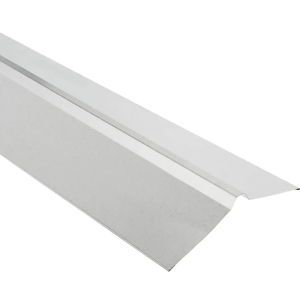 Dachfirst für Trapezblech silbern verzinkt 100 cm