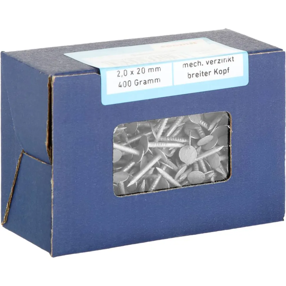 Dachpappstifte verzinkt Ø 2 x 20 mm 400 g