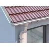 Dachrinne halbrund silber RG 75 200 cm