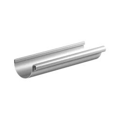 Dachrinne halbrund silber RG 100 200 cm