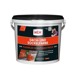 Dach- und Sockelfarbe ziegelrot 5 kg