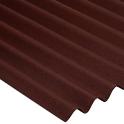 Dach- und Wandplatte 'Base' rot 200 x 85,5 x 0,26 cm