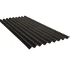 Dach- und Wandplatte 'Base' schwarz 200 x 85,5 x 0,26 cm