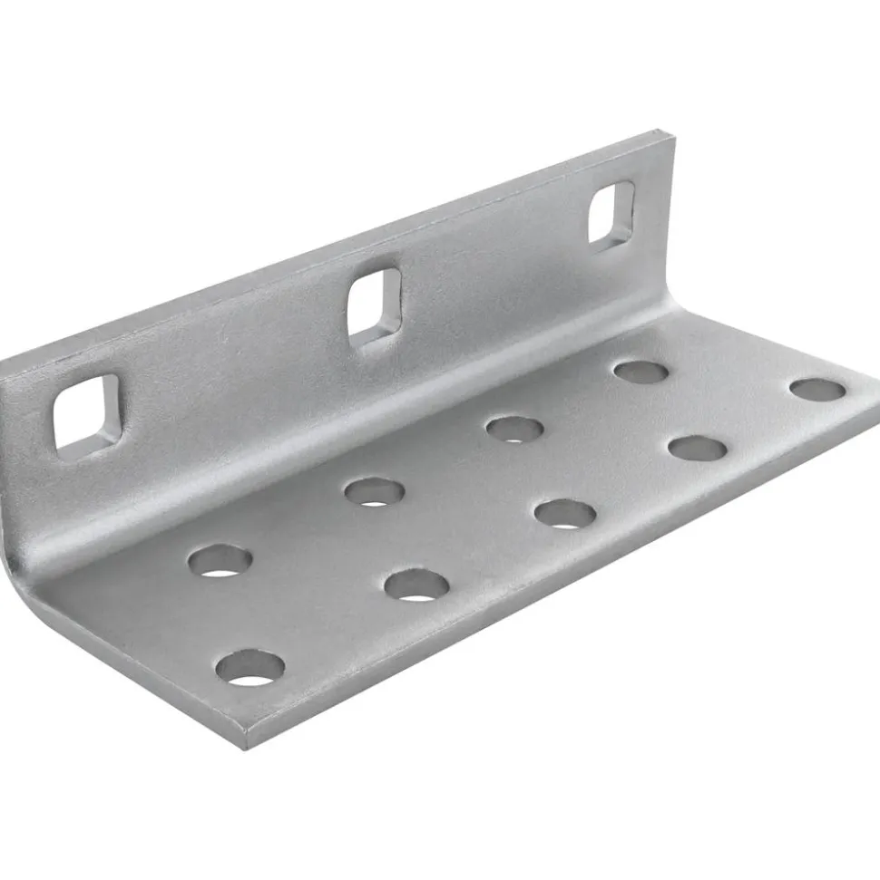 Dachziegel-Montageset für Solarmodule Aluminium silbern 4-teilig