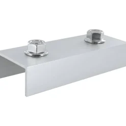 Dachziegel-Montageset für Solarmodule Aluminium silbern 4-teilig